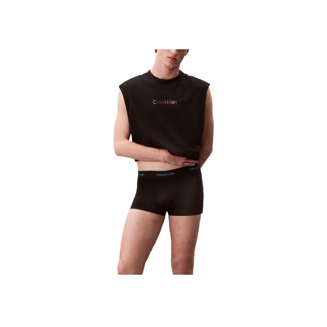 Calvin Klein Letter Jacquard Smooth Low-Rise Boxer Briefs Men Underwear LV00NB4235-UB1 M