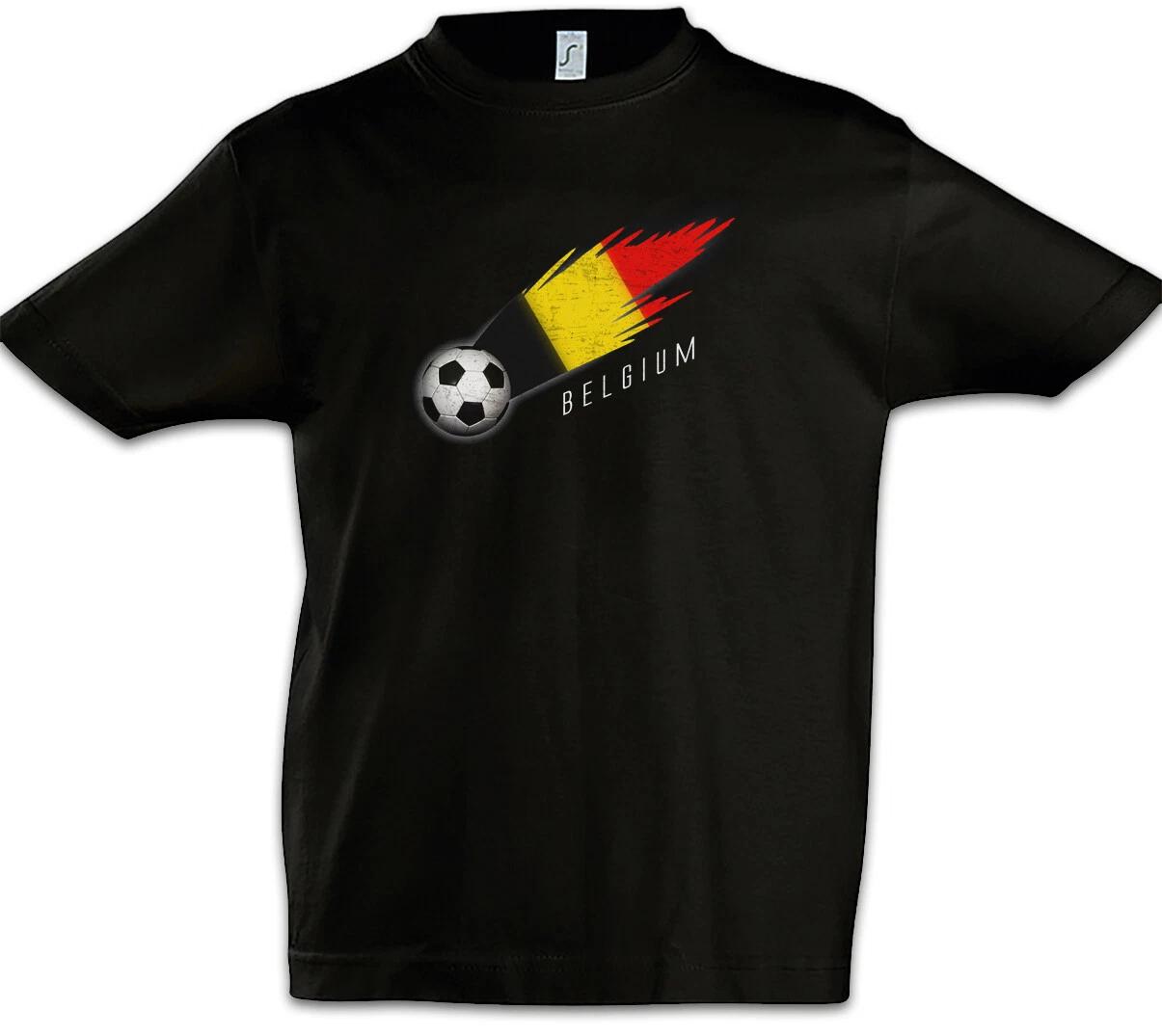 Belgium Football Comet I Kids Boys kids boys T-Shirt Belgian Flag Football Belgium 100