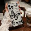 New Painted Print English Butterfly Transparent Mobile Phone Case Apple 11 Girls Popular Stall Special Offer