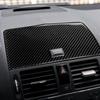 For Benz W204 2007-2013 C-Class Central Control CD Car Radio Button Panel Decorative Cover Trim Sticker Accessories Carbon Fiber