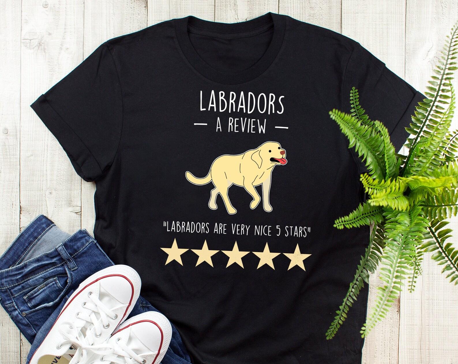 Labrador Retriever Shirt, , , Funny Dog Lover Gift, Cute Yellow Lab Mom Dad T-shirt, Dog Tshirt, Pet Tee, Review Doggo Meme Humor 150