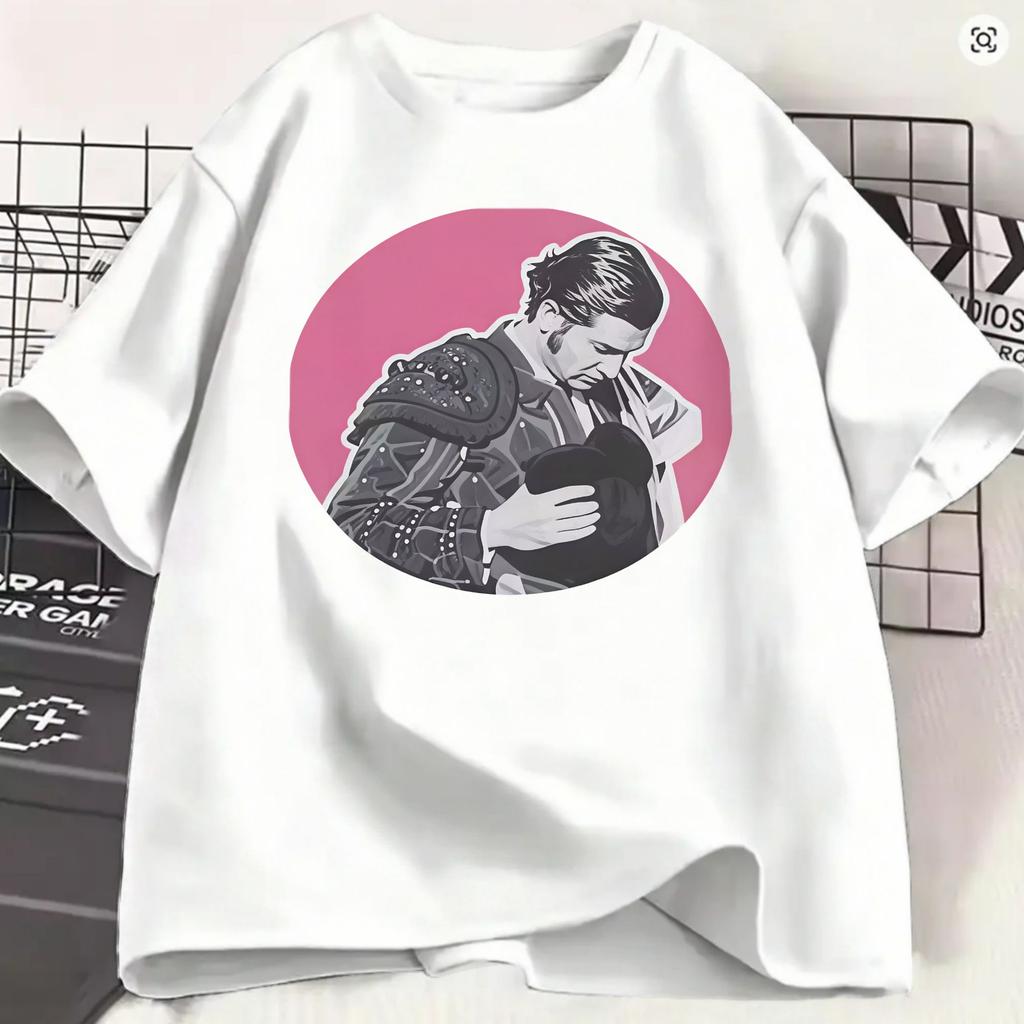 Morante De La Puebla T-Shirts Unisex Vintage Baumwoll-T-Shirts Rundhals Kurzarm-T-Shirts Große Größen Kleidung