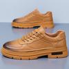 Heiß verkaufte lässige Lederschuhe 2025 Herbst Herren Britische vielseitige atmungsaktive modische Trendschuhe