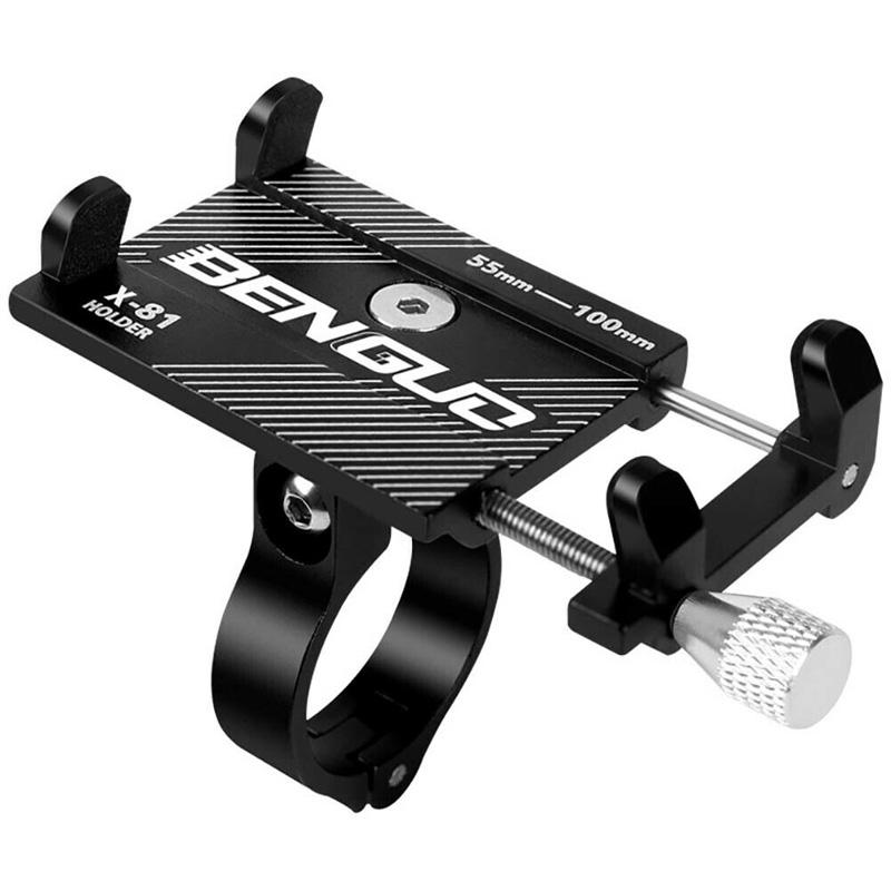 Aluminum Motorcycle Bike Bicycle Holder Mount Handlebar RED For Cell Phone GPS