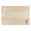 Kicoriya Solid Hinoki (Japanese Cypress) Wood Cutting Board, 30cm X 20cm, Small, with S-Hook, Made In Japan