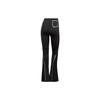 adidas Stella McCartney Knitmix Legginsy Damskie w Jednolitym Kolorze z Nadrukiem Logo Czarne HM8170