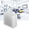 5Pcs Aluminum Aluminum Heatsink Silver/Black Radiator Heat Sink  Printed Circuit Board