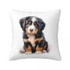 Bernese Mountain Dog Lover Square Pillowcase Cushion Cover Pillow Case Throw Pillow Cover for Home Bedroom Car