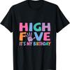 Barn High Five Cool 5-årings Födelsedags T-shirt