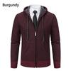Youth Men's Hooded Knit Cardigan – Casual, Versatile Autumn/Winter Sweater Coat