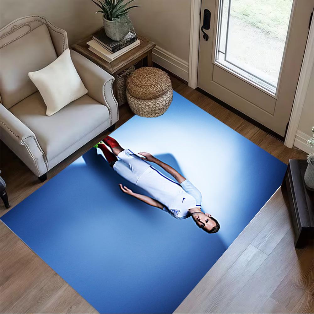 England's Kane Celebrates Goal Floor Mat Suitable for Playrooms Foyer Study Room Decorate Room Anti-slip Rug Office Home Decor