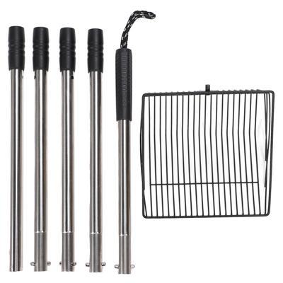Extended Handle Litter Scoop Stainless Steel Non Stick Heavy Duty Pet Poop Shovel for Livestock