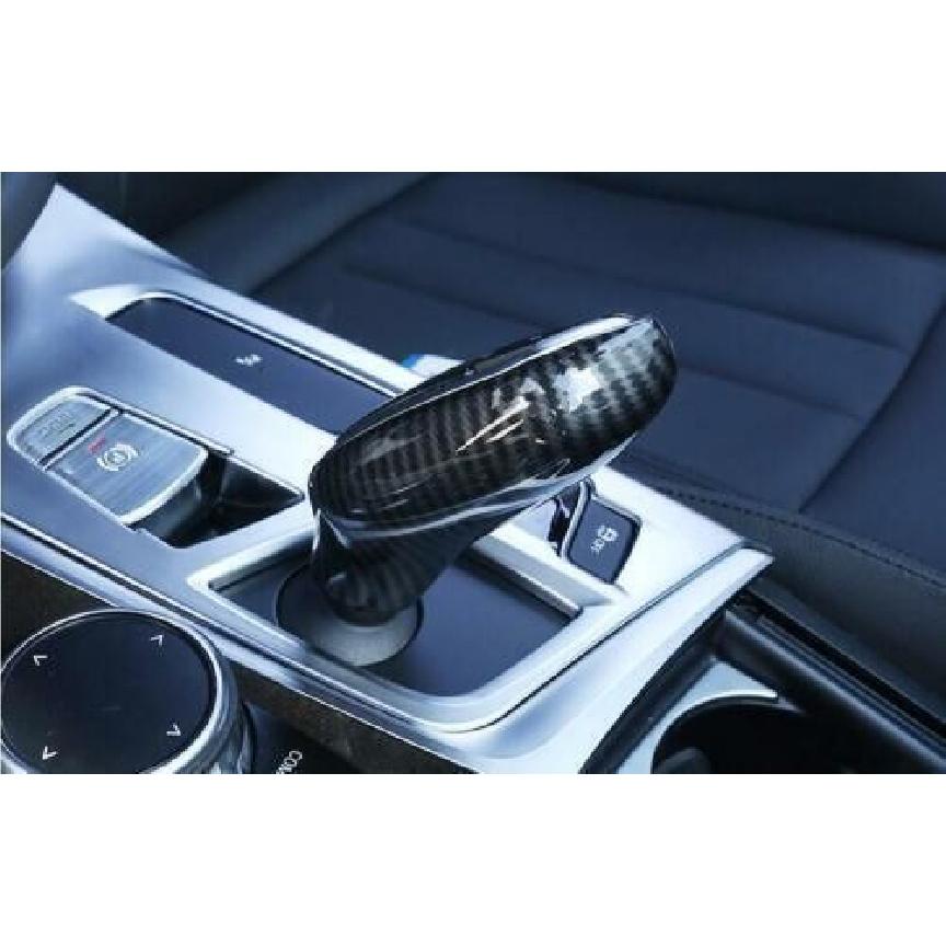 For BMW X3 G01 X4 2018-2021 Carbon Fiber Central Console Gear Shift Knob Trim