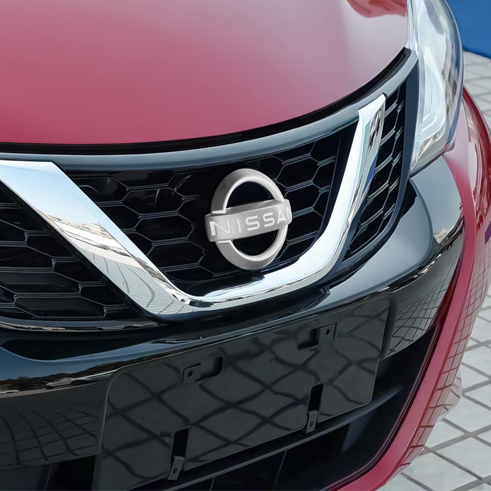 ABS Car Front And Rear Grille Trunk Logo Badge Replacement Accessories For Nissan Nismo X-Trail 1 Note Leaf Qashqai Sentra Juke
