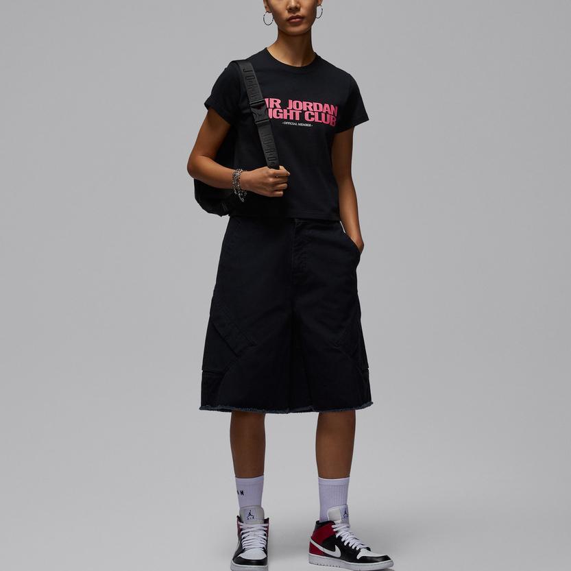 Jordan Flt As W J Pullover Comfortable Round Neck Short Sleeve T-Shirt Women tops IF3573-010
