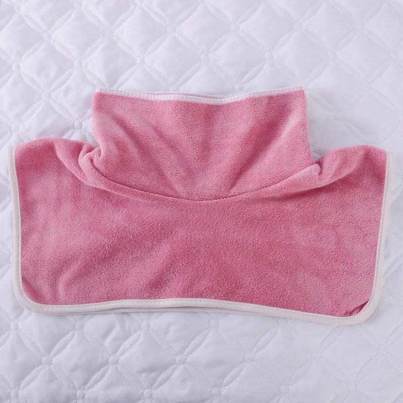 Vierkant 35*35cm Velours Verdikt Schoonheid SPA Massage Tafel Planking Gezichtshanddoek met Gezichtsademgat SPA Massage Beddengoed Handdoek