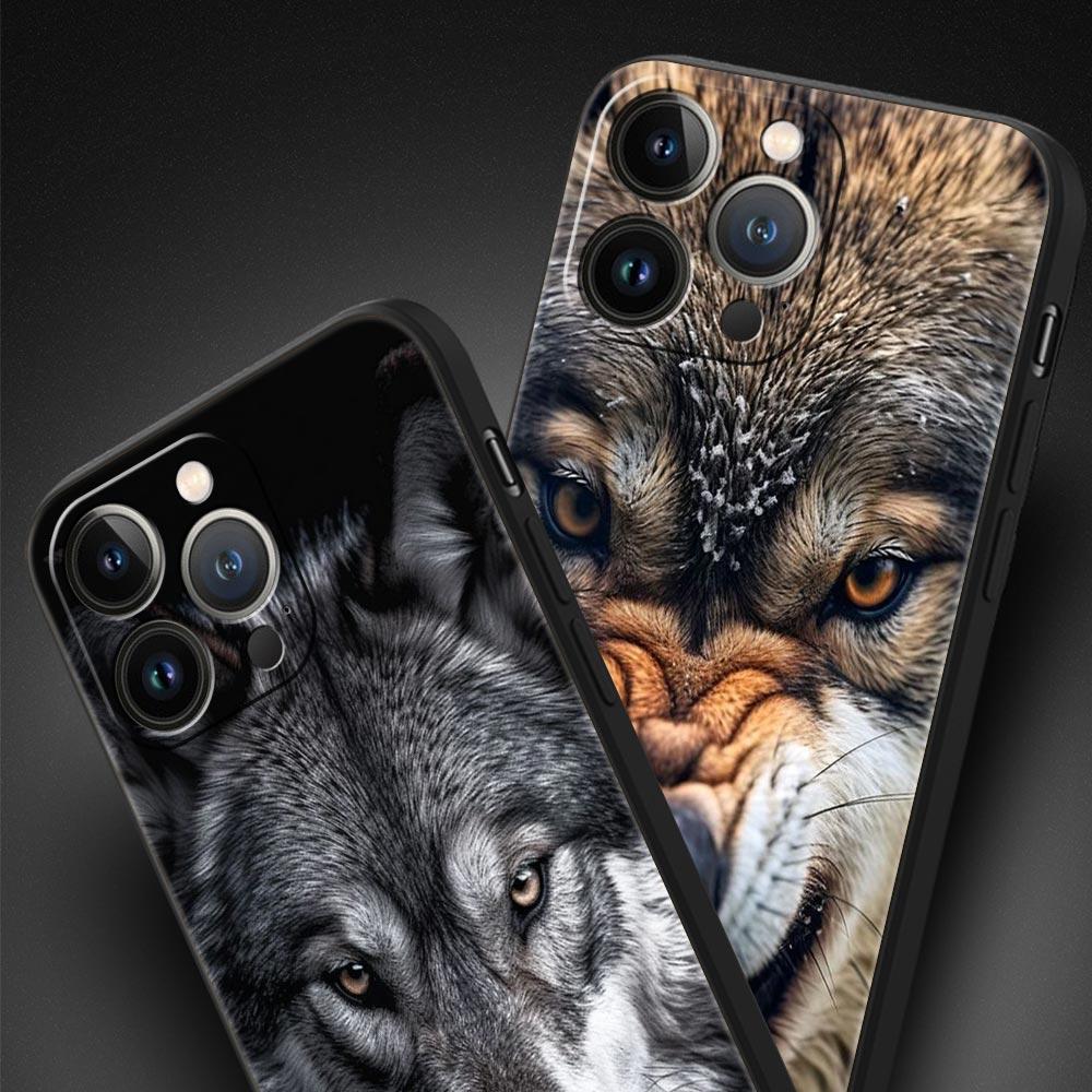 The Wolf Phone Case For iPhone 17 16E 15 16 14 13 12 11 Pro Max 7 8 Plus Soft TPU Back Cover