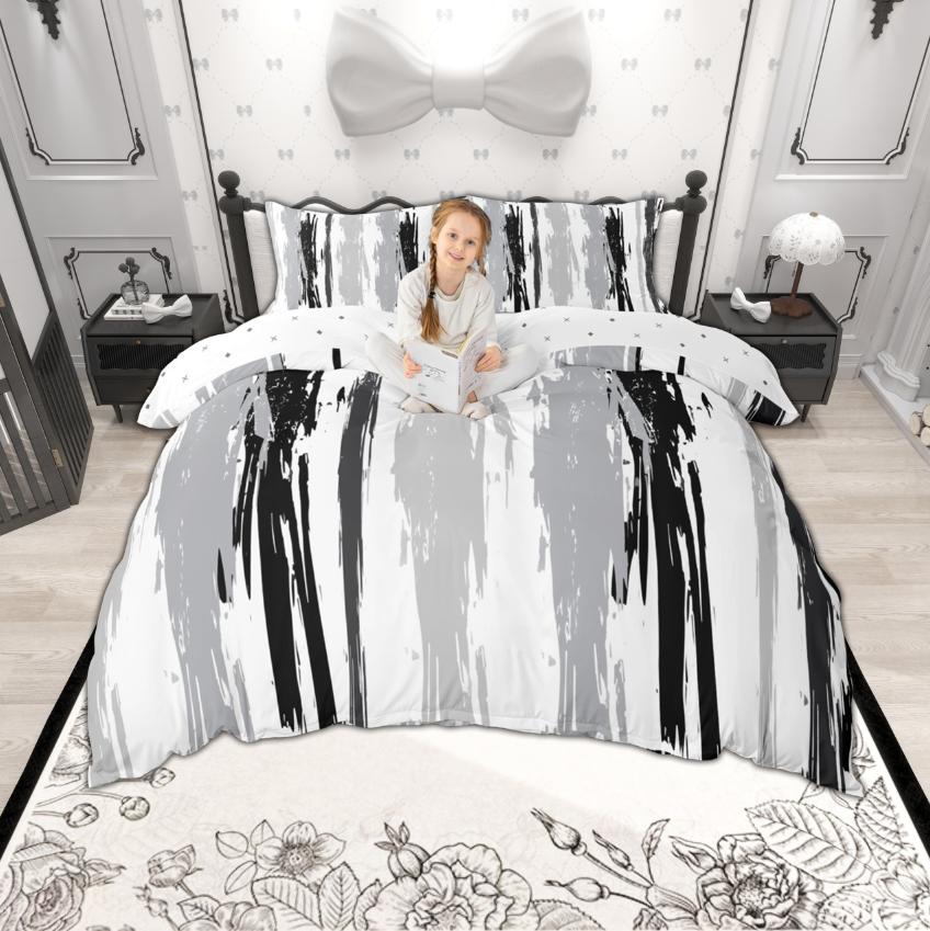 

Homewish Watercolor Artwork Duvet Cover Set 2pcs/3pcs, Gradient Ombre Bedding, Oil Painting Aesthetic Quilt Cover Set DE XS 100x135cm 2pcs&set