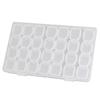 Plastic Jewelry Tray Earring Storage Case Easy To Carry Jewelry Organizers Storage Solution for Small Earrings and Rings