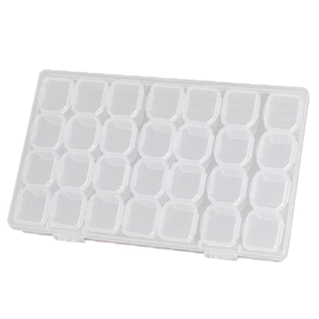 Plastic Jewelry Tray Earring Storage Case Easy To Carry Jewelry Organizers Storage Solution for Small Earrings and Rings