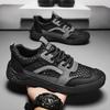 2024 Summer Breathable Mesh Casual Shoes Men Soft Sole Non-slip Running Shoes Fashion Versatile Sneaker Chunky Zapatos De Hombre