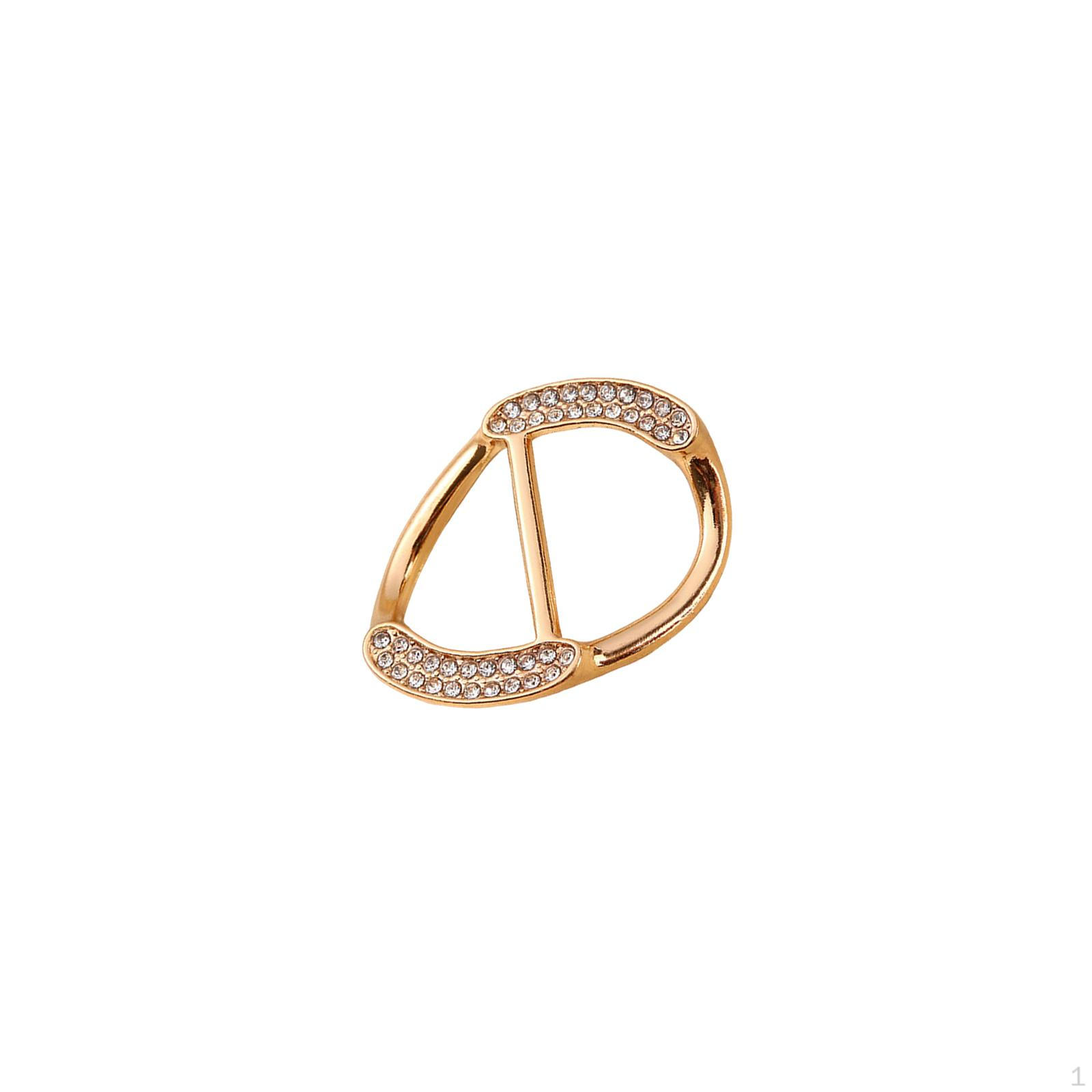 

Шикарная пряжка-слайдер для пояса стула - Современный свадебный акцент Aureate Spiral