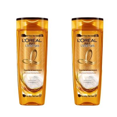 L'Oreal Essential Oil Volumizing & Nourishing Shampoo Twin Pack