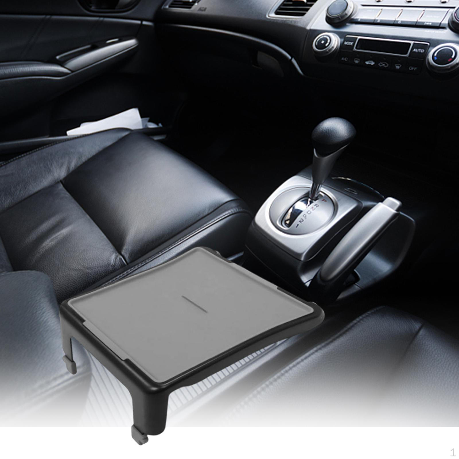 Center Console Organizer Tray ,Car Travel Table, Easy to Install ,Small Holding Essentials Auto серый