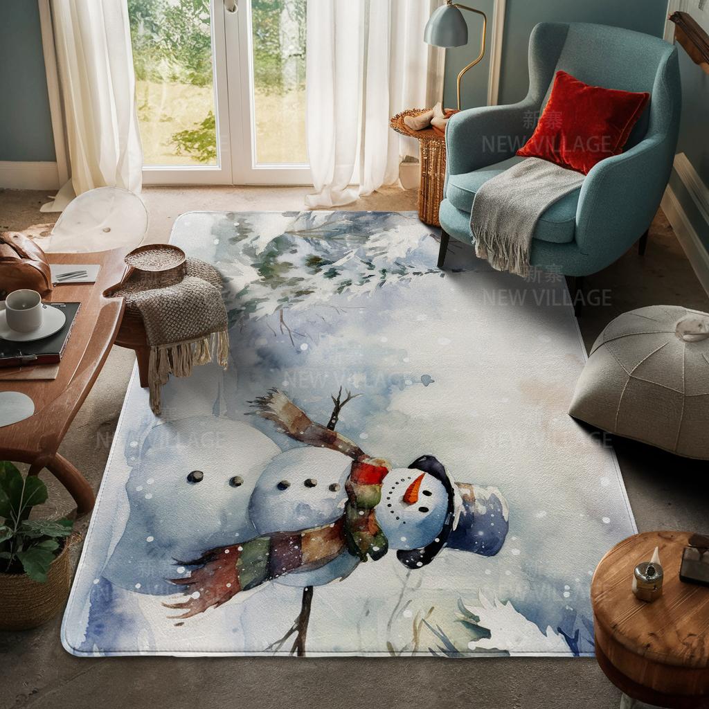 Koberec ke vchodu do domu Rohožka ke dveřím do domu Obývací pokoj Vana Koupelna Protiskluzové koberce s absorpcí vody vana Veselé Vánoce zima