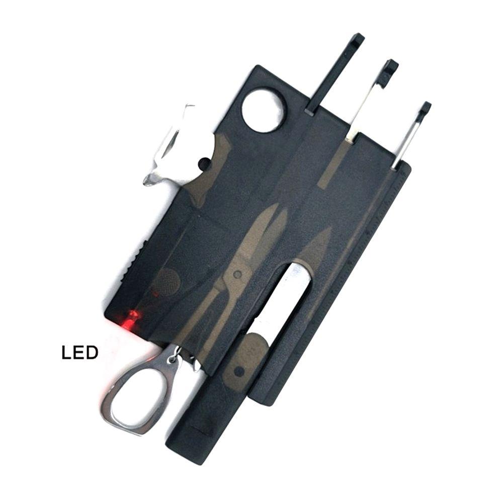 Cheap Camping Equipment Outdoor 12 In 1 Pocket Credit Card EDC Tool Gear Multi Tool Card Card