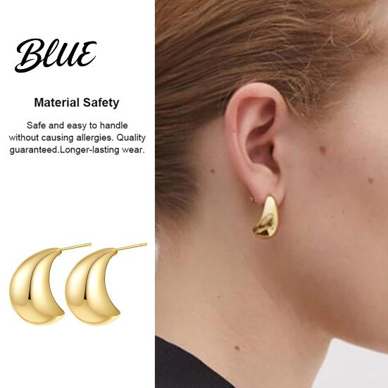 Versatile Earrings 1 Pair Teardrop for Women Small Water Drop