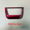 Carbon Fiber Texture Front lamp Switch Button Cover Trim Frame For Kia Stinger 2018 2019 2020 2021 2022 2023