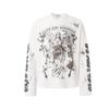 2026 American Street Cross Print Long Sleeve Hoodie Casual Round Neck Sweatshirt Teens