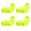 Glow-in-The-Dark Tire Valve Caps Set Universal Waterproof Lights Stem Covers Wear-Resistant Vehicle Tire Valve Caps