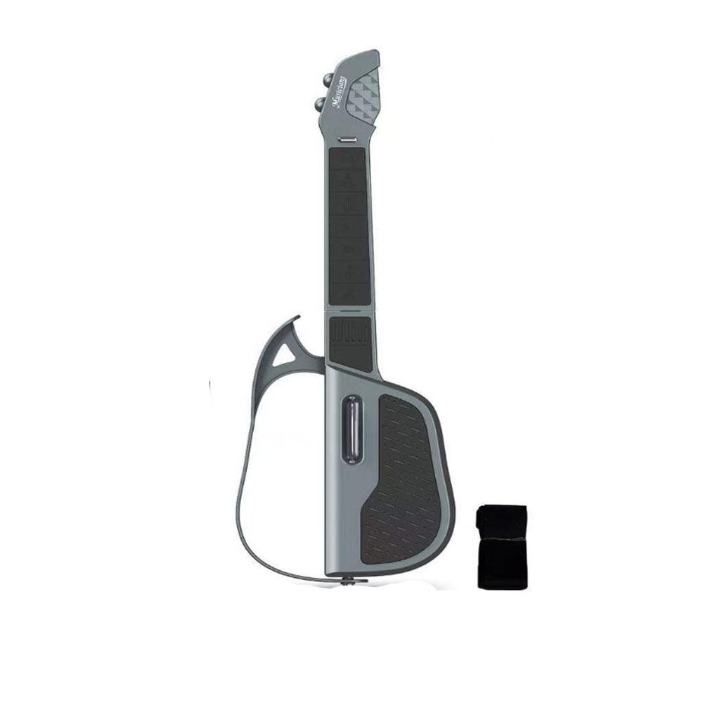 Автоматическая Трансмиссия Умная Бесструнная Гитара Складной Музыкальный Инструмент для Просвещения Подарок серый