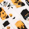 Plus Size Halloween Pumpkin Witch Funny Casual Mid-Calf Socks for Men & Women