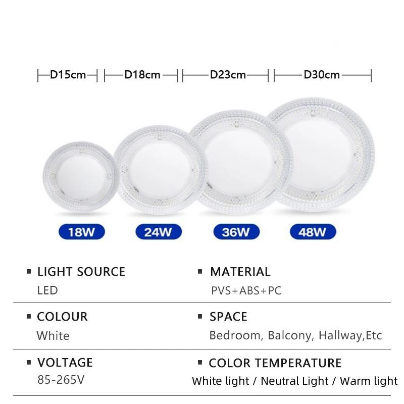 New Led Ceiling Light Chandelier Home Decor Lighting Panel Bathroom Lights Lustre Room Fixtures Luminair Hanging Ceiling Lamp