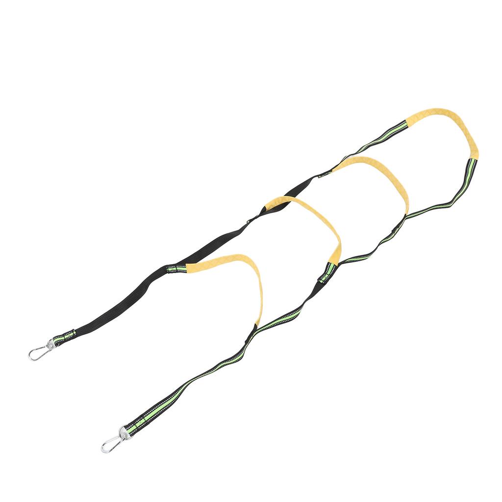 4 Stufen Bootsseilleiter Bootsfaltleiter Badeleiter für Segelboot Kajak Kanufahren Fluoreszierend