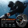 Adult Military Sports Smart Watch 5ATM IP69K Waterproof Clock GPS NFC Bluetooth Call LED Outdoor Fitness Sports Smartwatch Men