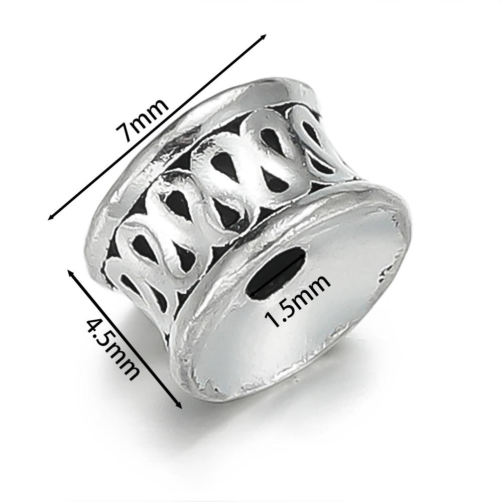 1pcs/lot 925 Sterling Silver Various Shape Silver Color Beads For DIY Jewelry Necklace Bracelets Making Supplies Accessories