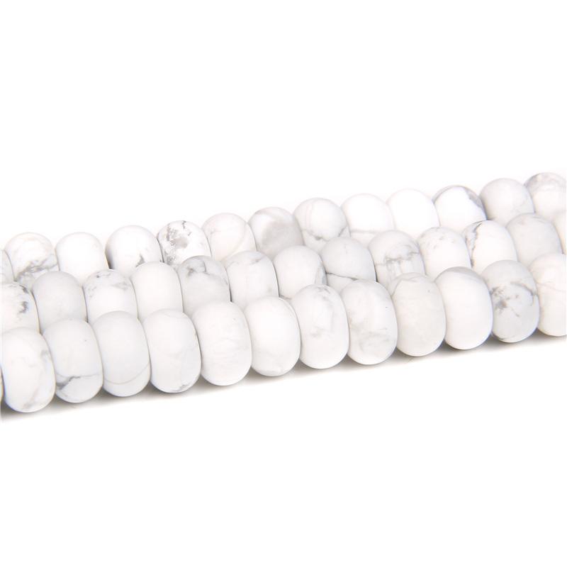 4X6/5X8MM Natural Crystal Stone Abacus Beads Loose Rondelle Spacers Bead Charm For Jewelry Making Bracelet Accessories Finding