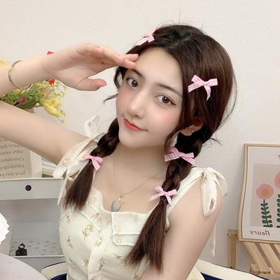 20Pcs/set Fashion Small Plaid Bow Hairpins Hair Clips For Women Girls Party Hair Accessories