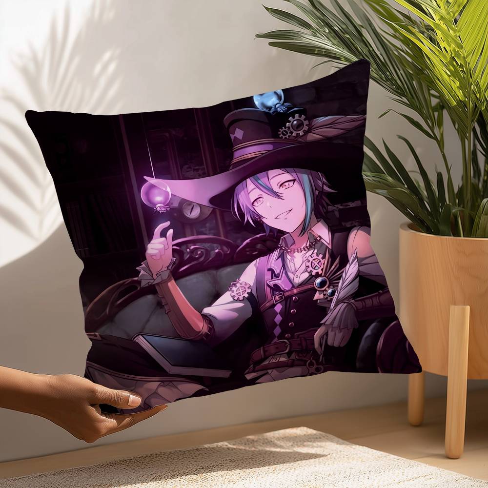 K-Kamishiro Rui Birthday Pillow Case Plush Fabric Soft Pillowcase Double Sided Print Cushion Cover Household Gifts