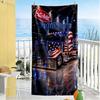 Peterbilt Heavy Trucks Customize Text Beach Towel Super Soft Microfiber Quickdry Fabric