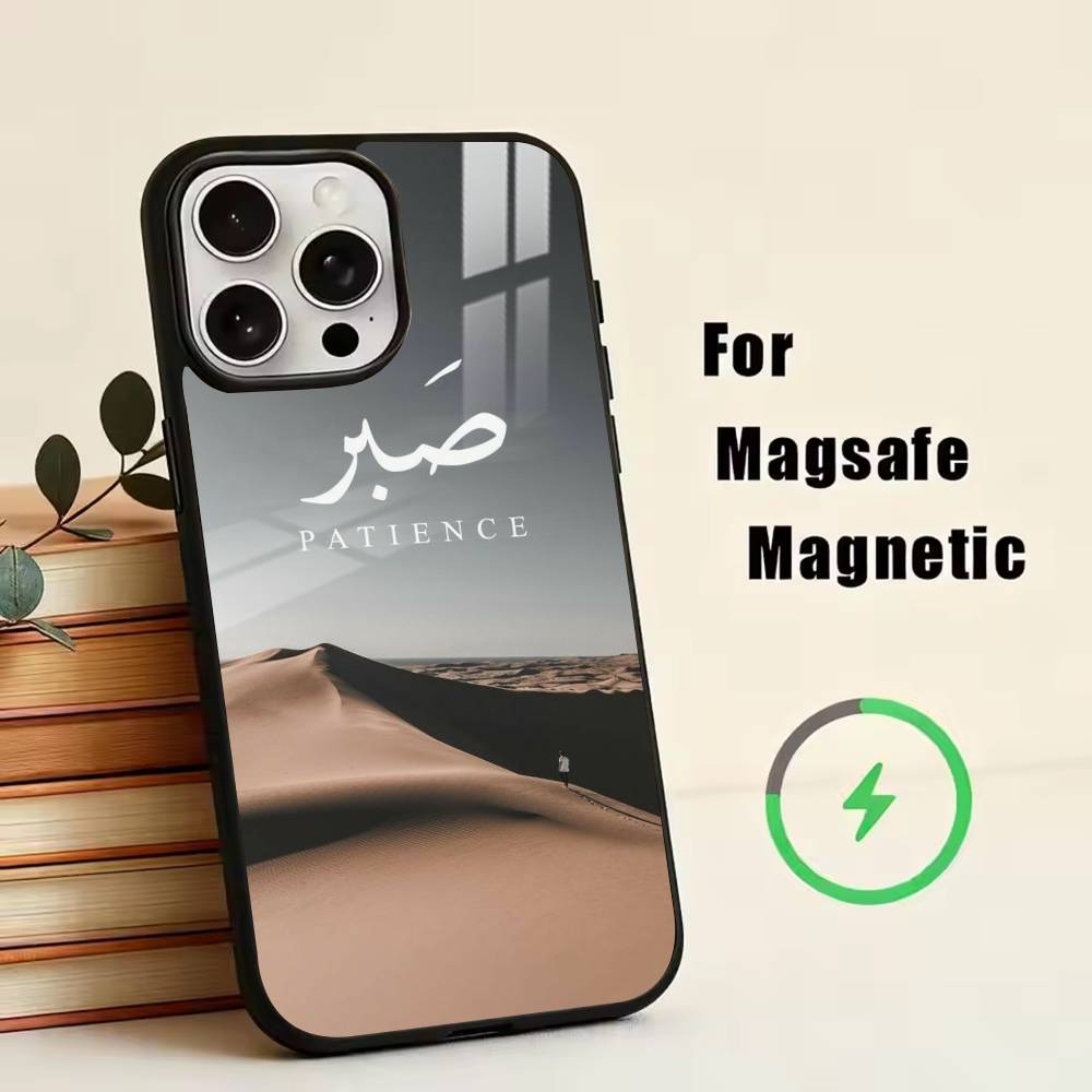 SABR PATIENCE  Phone Case For iPhone17,16,15,14,13,12,11 Plus,Pro Magnetic For Magsafe Wireless Charging
