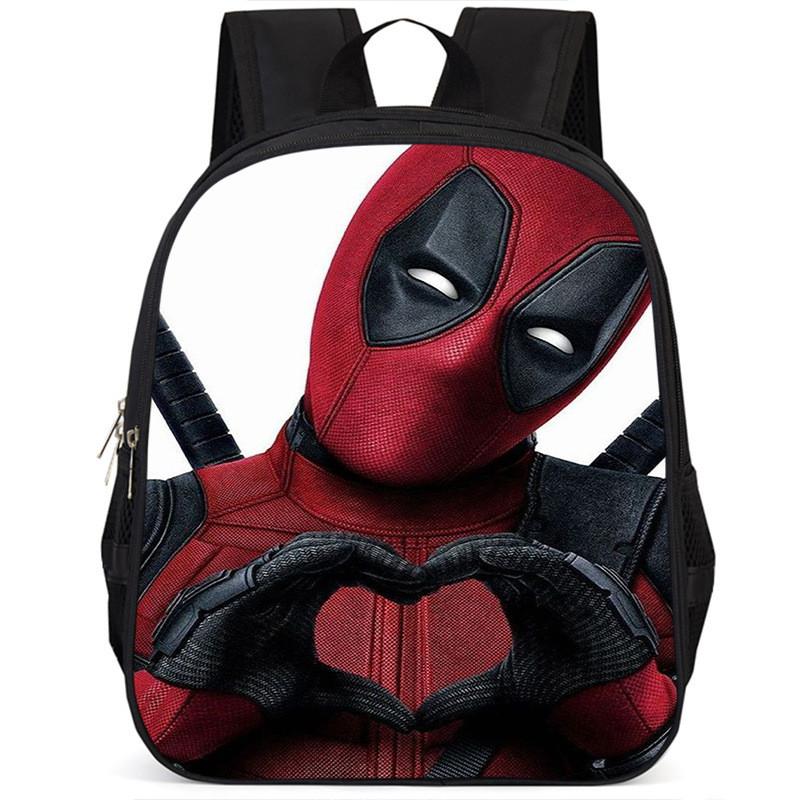 Spacious 15 Inch Deadpool Backpack For Boys And Girls With Large Capacity Design