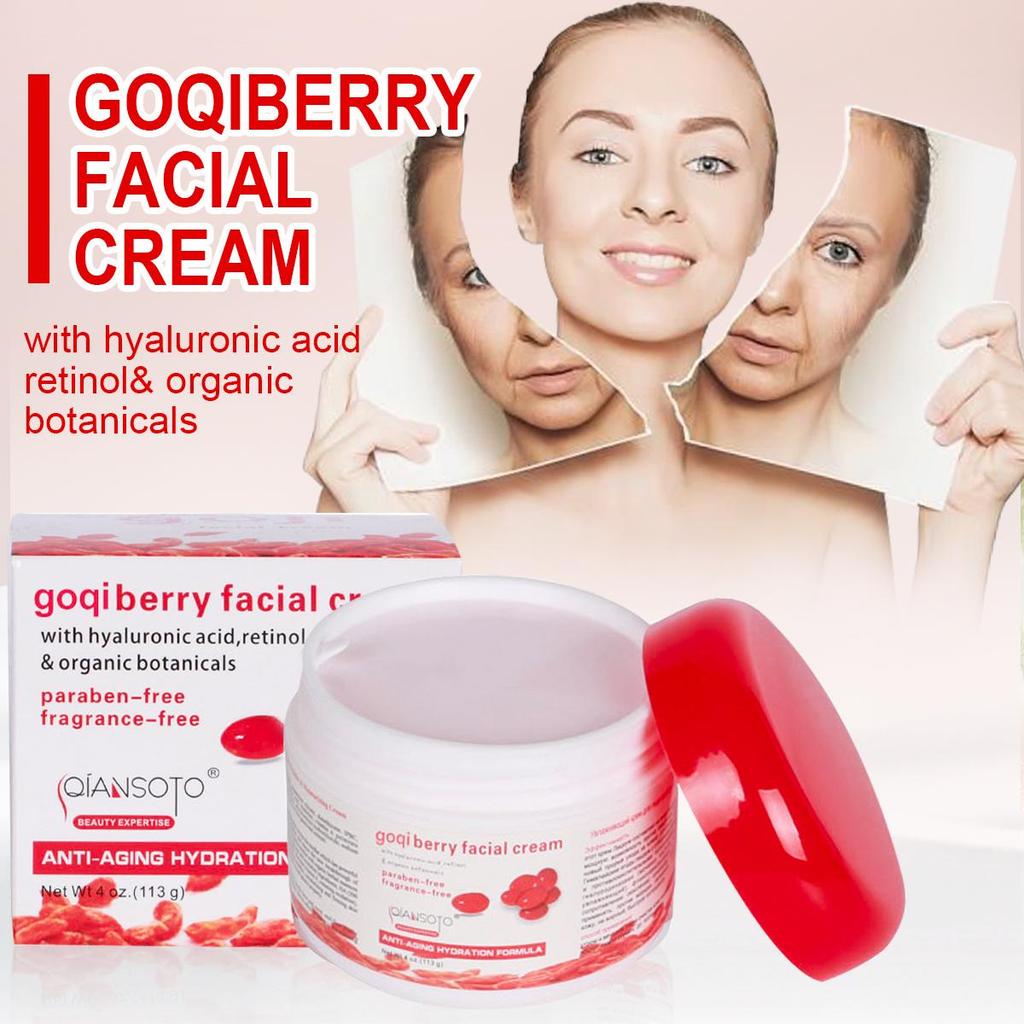WolfBerryes pleťové krémy 113 Goji Essence hydratační péče o pleť Goqi Berry Chinese Matrimony Vine Shin Care Kosmetický krém proti vráskám