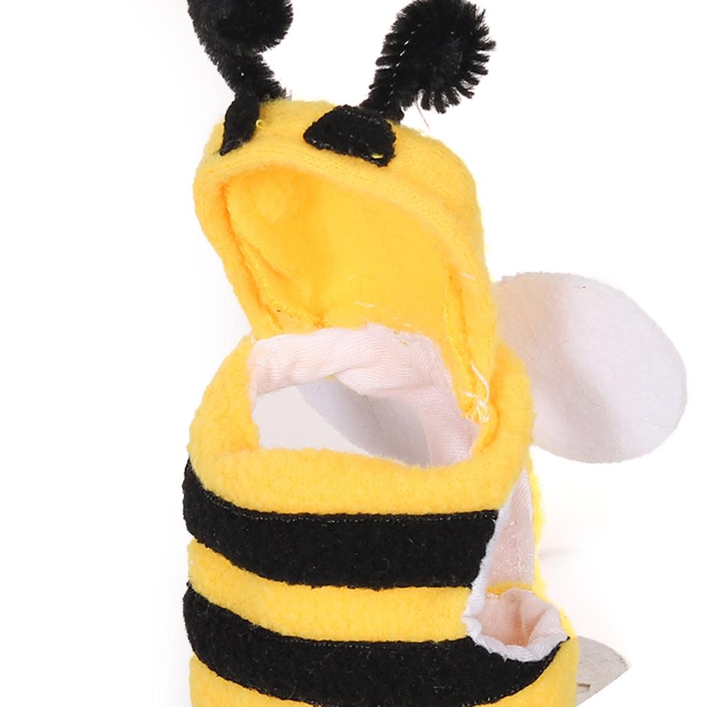 Pet Bird Clothes Honeybee Costume Flight Suit for Parrot Bird Costume Lovebirds Cockatiel Photoshooting Suit