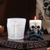 Silikon Kerzenform Diablo Geisterklaue Form Todesgriff Form Silikon für Heimdeko Halloween DIY Basteln
