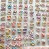 100Pcs Colorful Mini Cat's Paw Cute Soft Colorful Candy Cat Paw Antistress Stress Relief Toy Slow Rebound Decompression Toys
